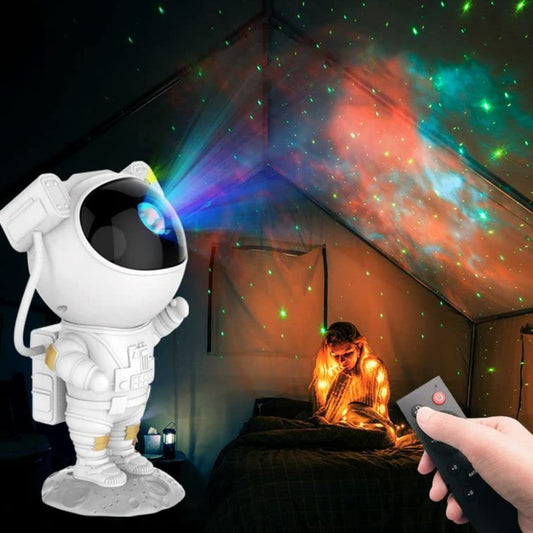 Astronaut Galaxy Star Projector Night Lamp – Remote Control LED Sky Light for Kids & Adults, Bedroom Decor, Festive Gift